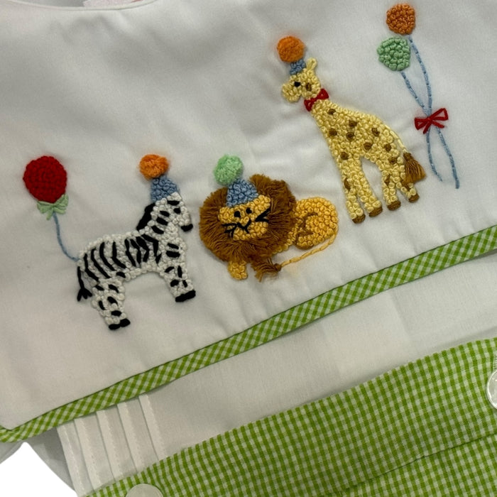 Party Animals Green French Knot 2-Pc Set