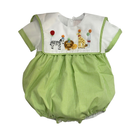 Party Animals Green French Knot Bubble