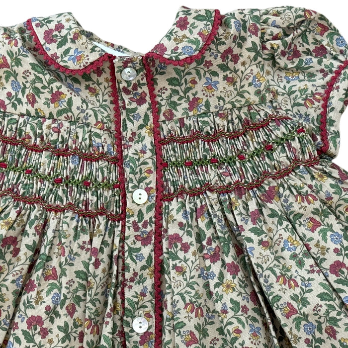 Pascua Floral Handsmocked Dress