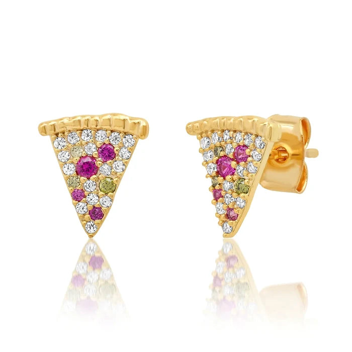 Pave Pizza Studs