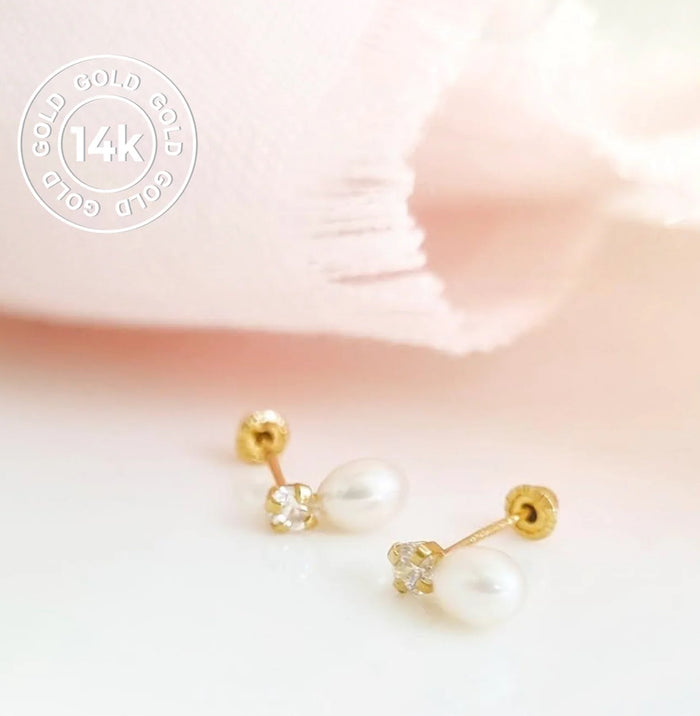 Pearl Stud 14K Gold