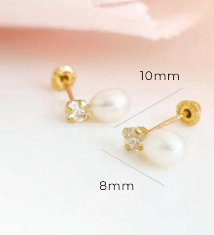 Pearl Stud 14K Gold