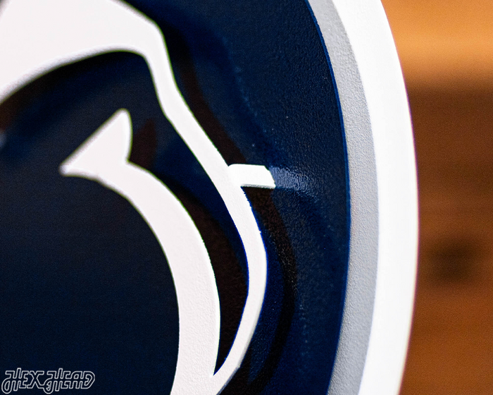 Penn State Nittany Lions w/ Penn State 3D Metal Wall Art