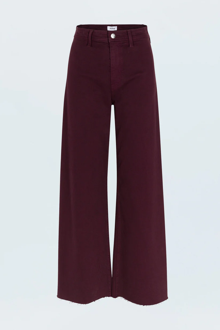 Penny High Rise Wide Leg - Claret