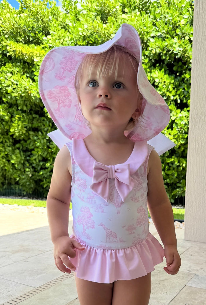 Petra Safari Pink Cotton Girl Sunny Hat