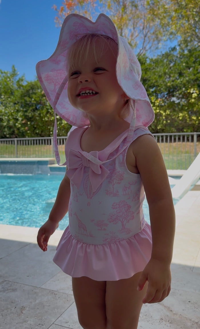 Petra Safari Pink Cotton Girl Sunny Hat