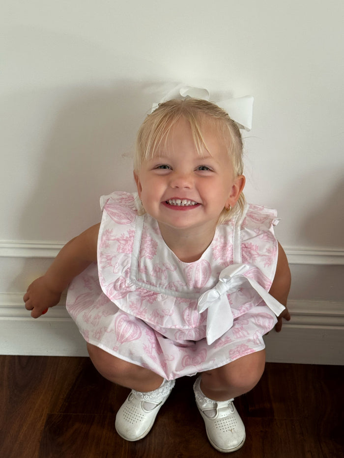 Petra Safari Pink Toile Girl 2-Piece Set