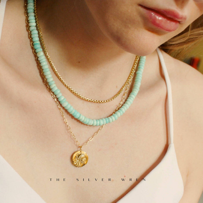 Pink Opal Necklace