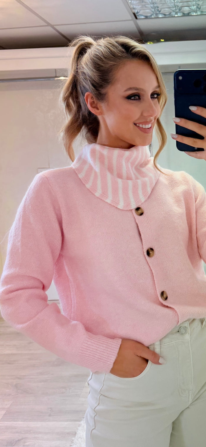 Pink Scarf Knit