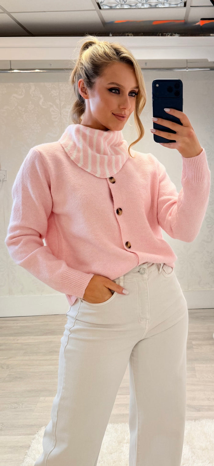 Pink Scarf Knit