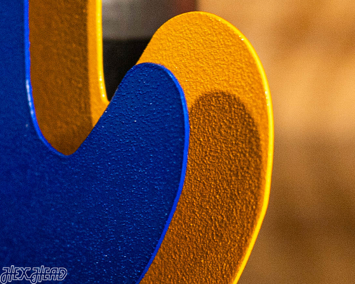 Pittsburgh "Pitt" Script 3D Metal Wall Art