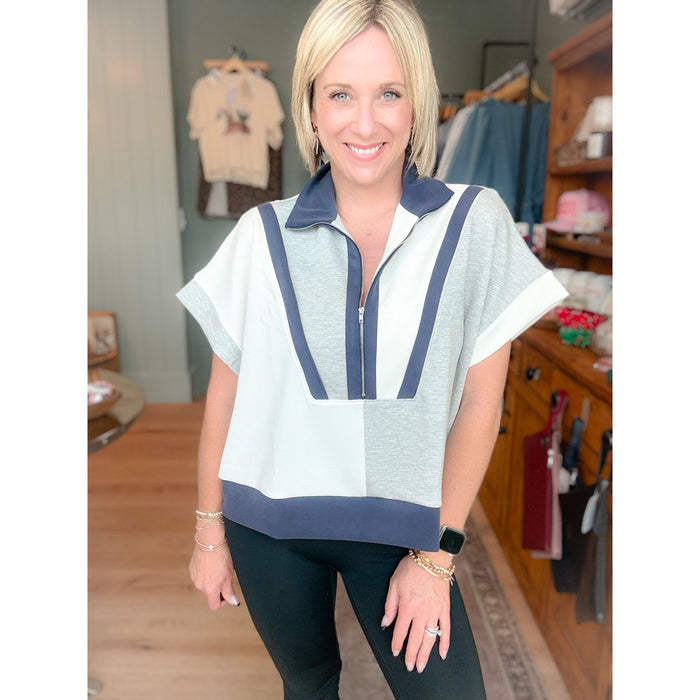 Pixie Half Zip Pullover