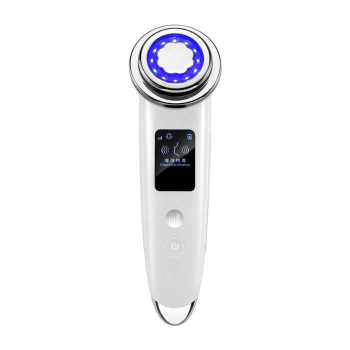 Portable EMS Face Sculpting Tool - LED Photon, Hot Compress, Vibration for Radiant & Firm Skin