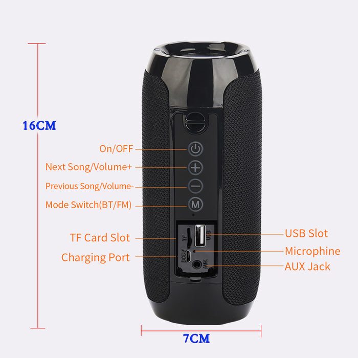 Portable Wireless Bluetooth Speakers - 6 Colours