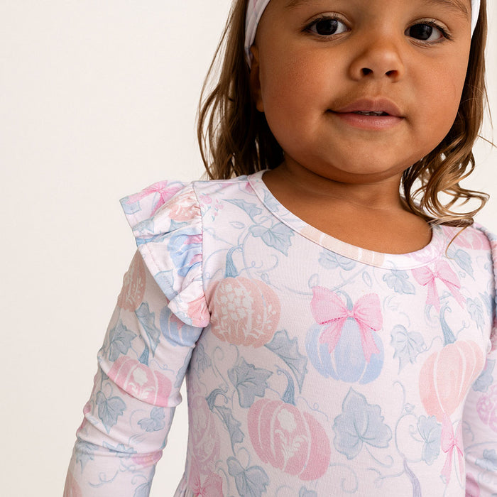 Posh Pumpkins Ruffled Twirl Dress
