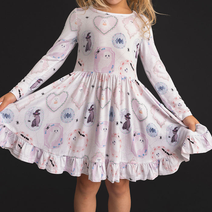 Posh Spooks Ruffled Twirl Dress