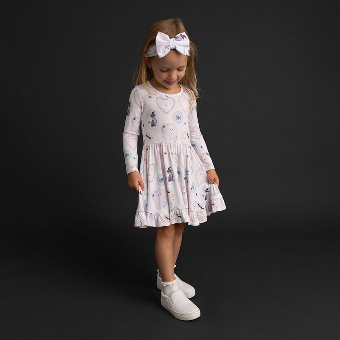 Posh Spooks Ruffled Twirl Dress