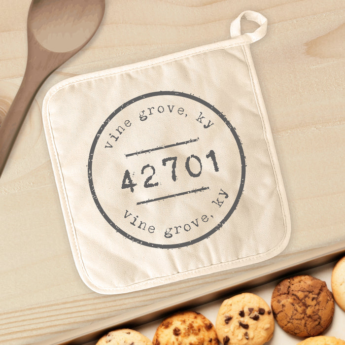Postmark Stamp - Custom Cotton Pot Holder