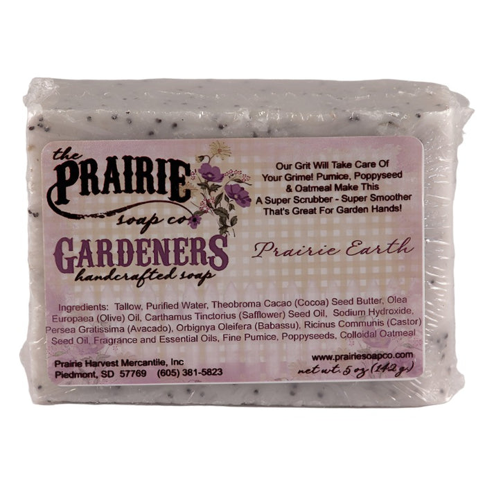 prairie soap co prairie earth gardeners scrubby hand soap