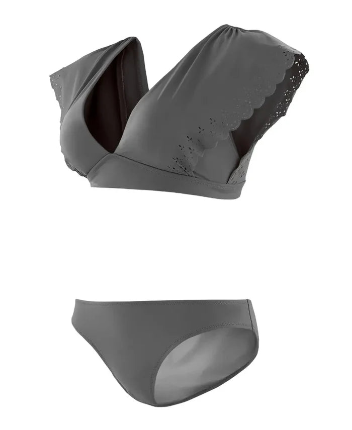 Pregnancy bikini Bloom khaki