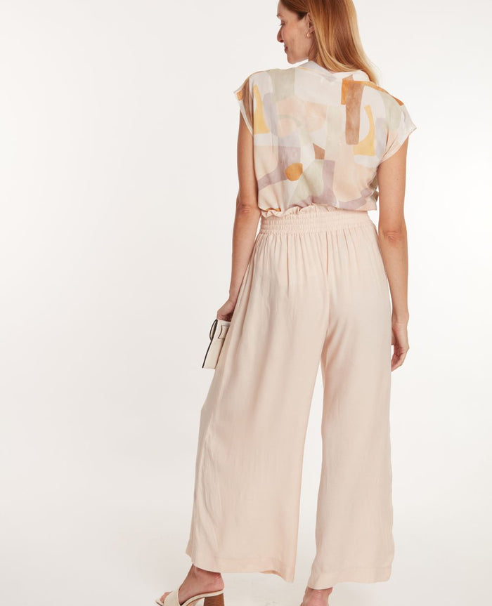 Pantalon de grossesse sahel sable, cache cœur