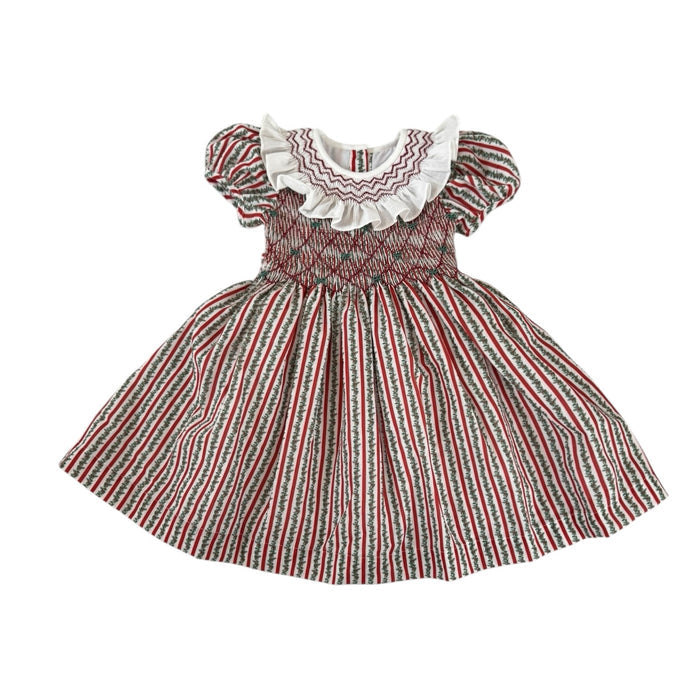 PREORDER Eira Wreath Handsmocked Girl Dress (SHIPS OCTOBER)