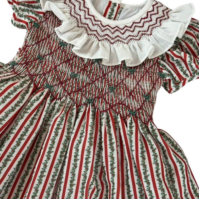 PREORDER Eira Wreath Handsmocked Girl Dress (SHIPS OCTOBER)