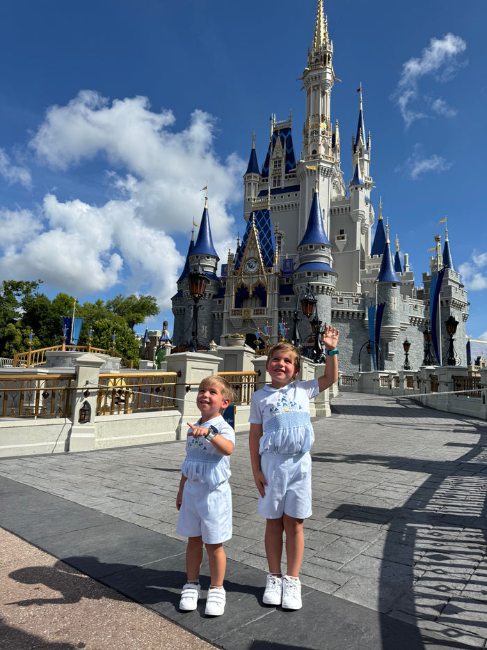 PREORDER Once Upon a Time Blue Boy Handsmocked Set (SHIPS OCTOBER)