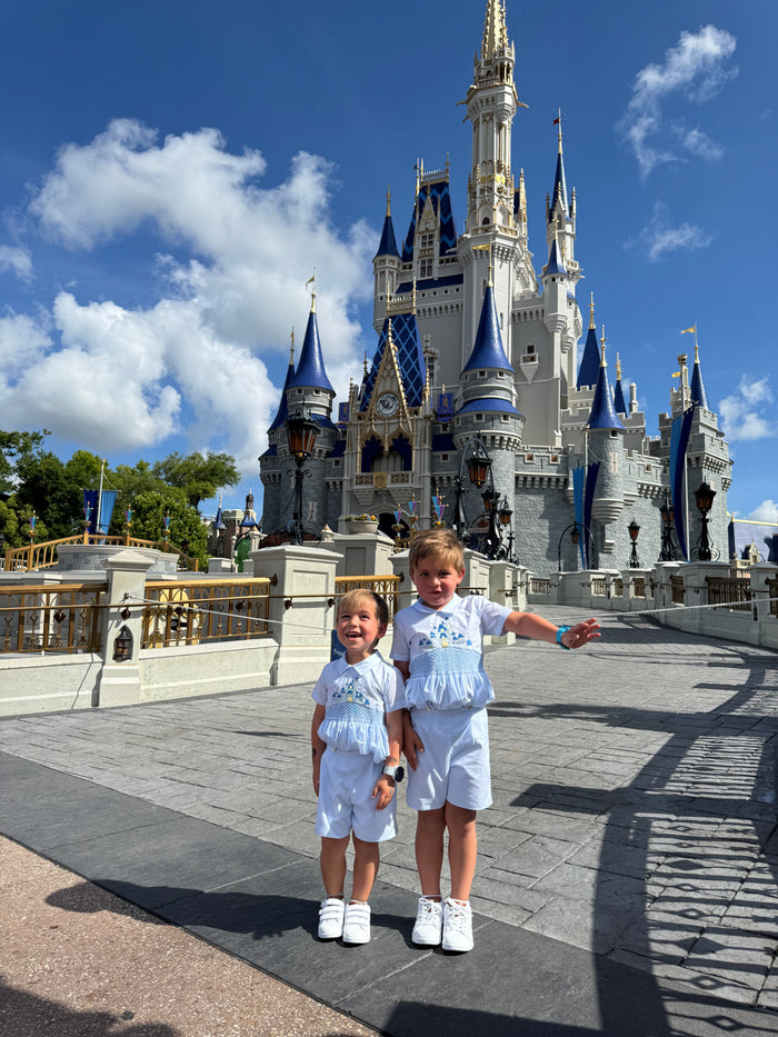 PREORDER Once Upon a Time Blue Boy Handsmocked Set (SHIPS OCTOBER)