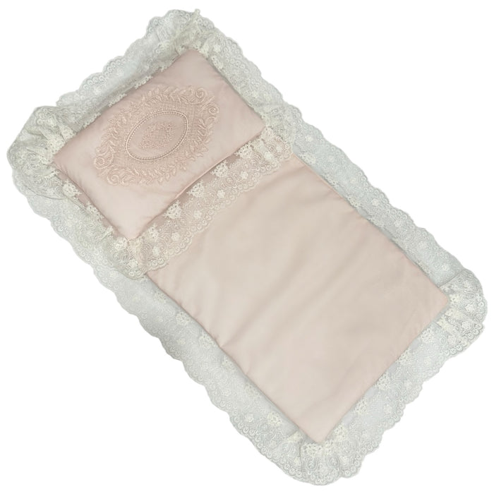 PREORDER Windsor Pink Bassinet Pad/Liner 2-piece set (SHIPS OCTOBER)