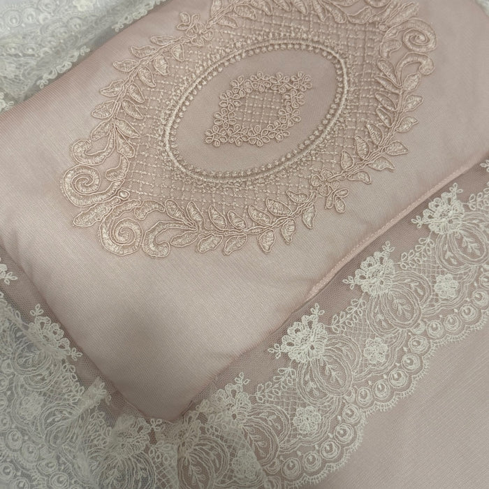 PREORDER Windsor Pink Bassinet Pad/Liner 2-piece set (SHIPS OCTOBER)