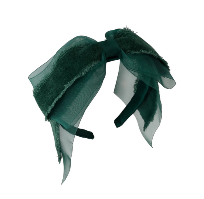 Primrose Green Color Bow Headband