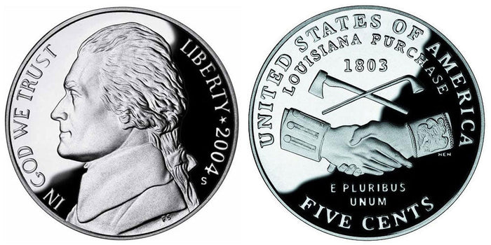 Proof Jefferson Nickels 2022-