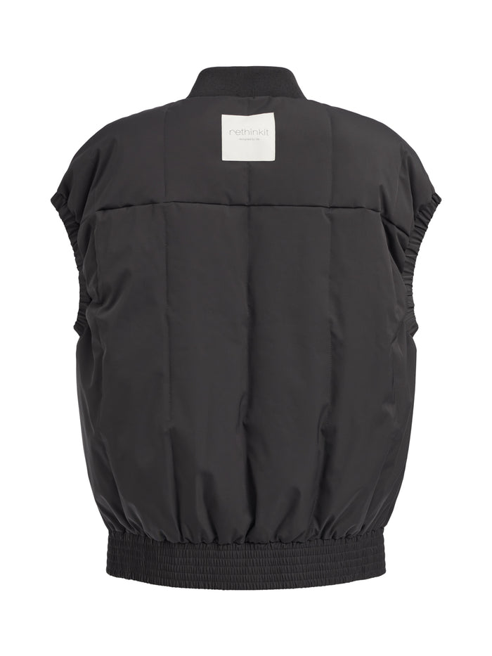Rethinkit Puffer Gilet To Go Gilet 0022 almost black
