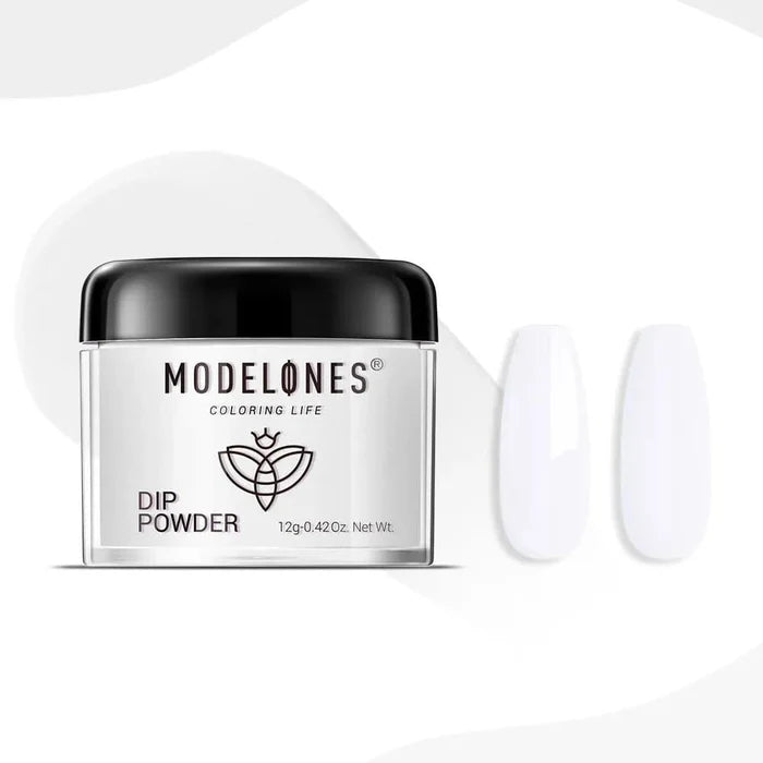 Pure White - Dipping Powder (0.42 Oz) Dip Powder MODELONES #005