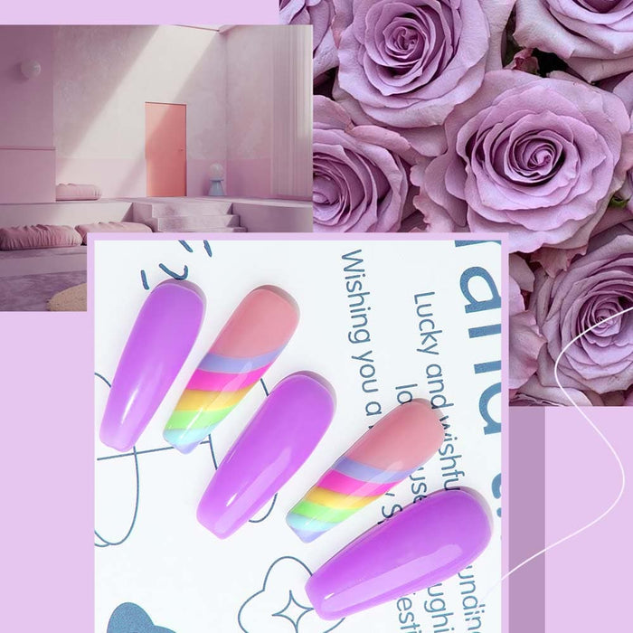Purple Rose - Luminous Poly Nail Gel (15g) Poly Nail Gel MODELONES #