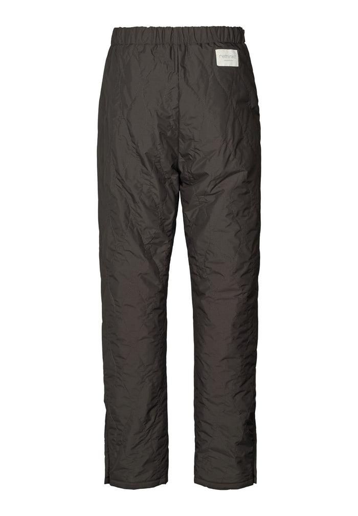 Rethinkit Quilted Trousers Field Trousers 0022 almost black