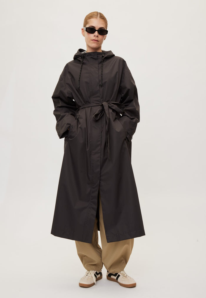 Rethinkit Rainshell Coat coat 0022 almost black