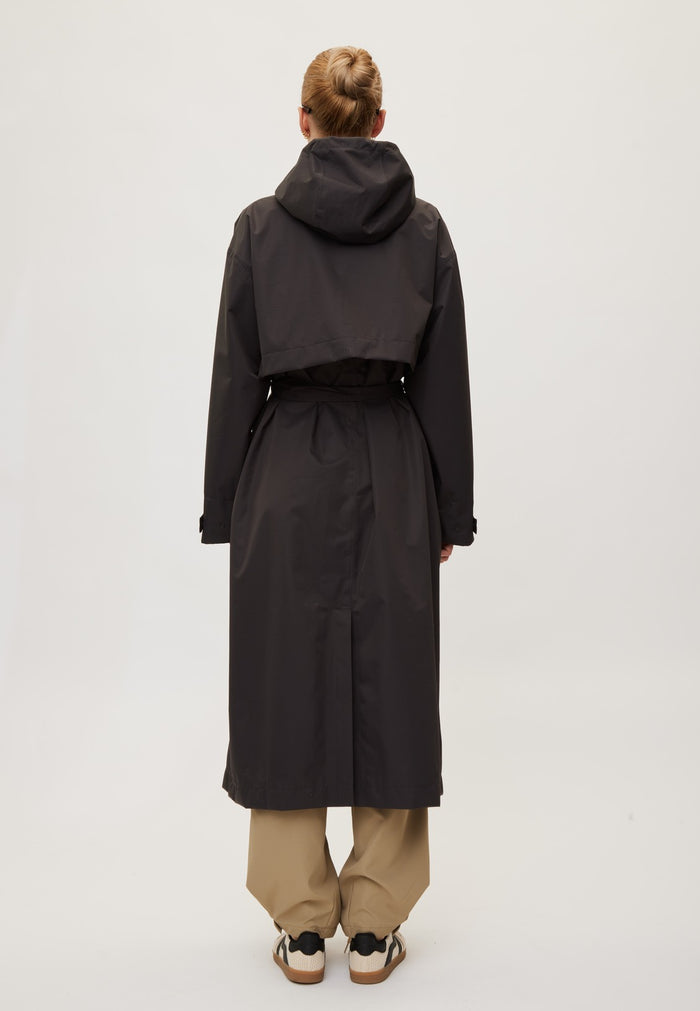 Rethinkit Rainshell Coat coat 0022 almost black