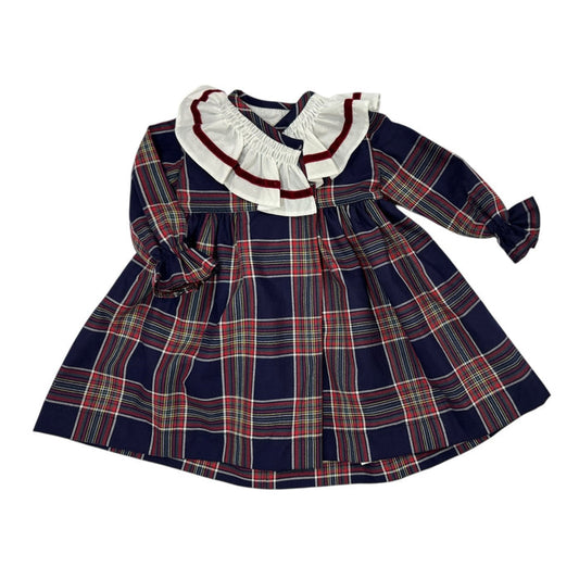 Ralph Tartan Navy Girl Dress
