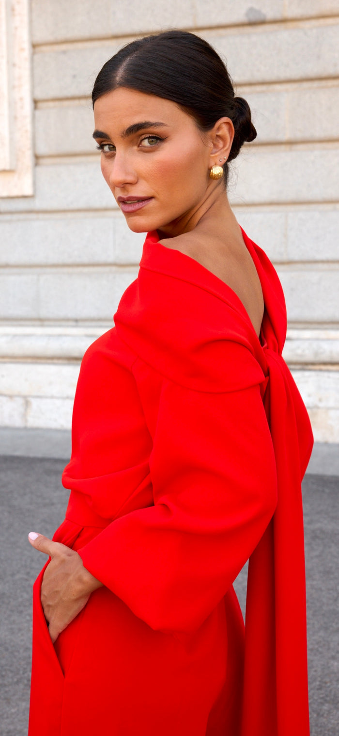 Red Drape Set