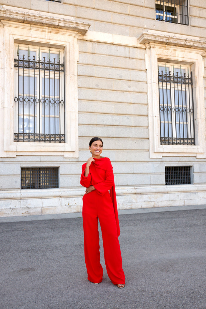 Red Drape Set