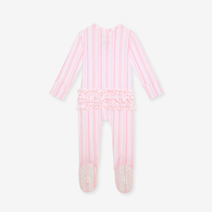 Remi Footie Ruffled Zippered One Piece