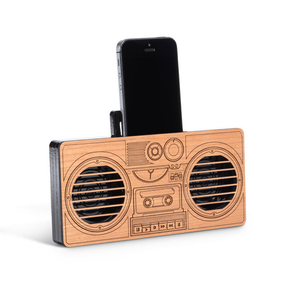 Retro Boombox Phone Amp