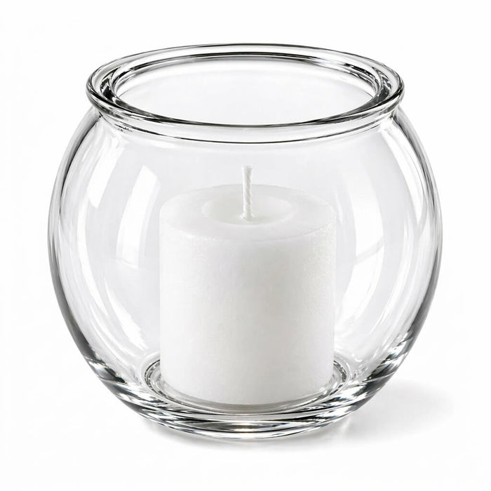 Richland Bubble Ball Vase with Rim 3" Set of 48