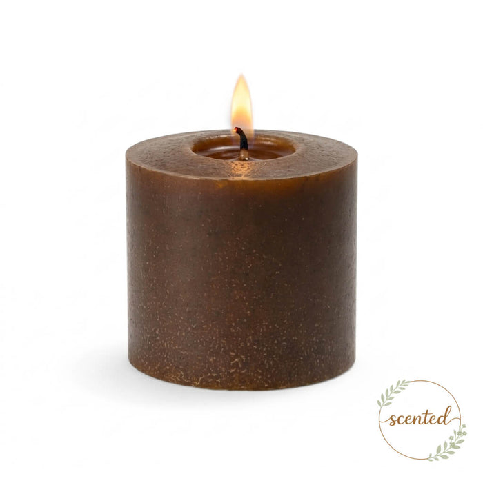 Richland Votive Candles Brown Cinnamon Bun Scented 10 Hour Set of 72