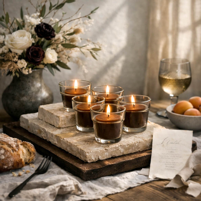 Richland Votive Candles Brown Cinnamon Bun Scented 10 Hour Set of 72
