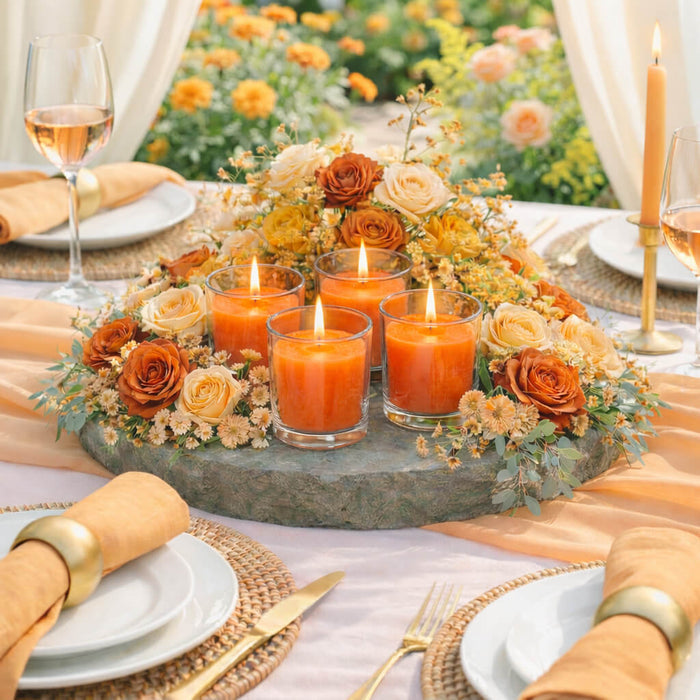 Richland Votive Candles Unscented Orange 10 Hour Set of 288