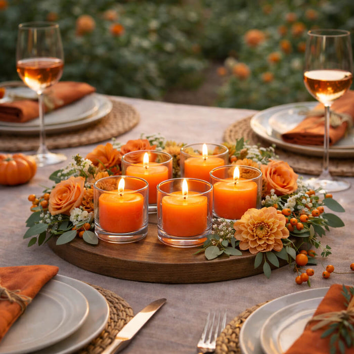 Richland Votive Candles Unscented Orange 10 Hour Set of 288