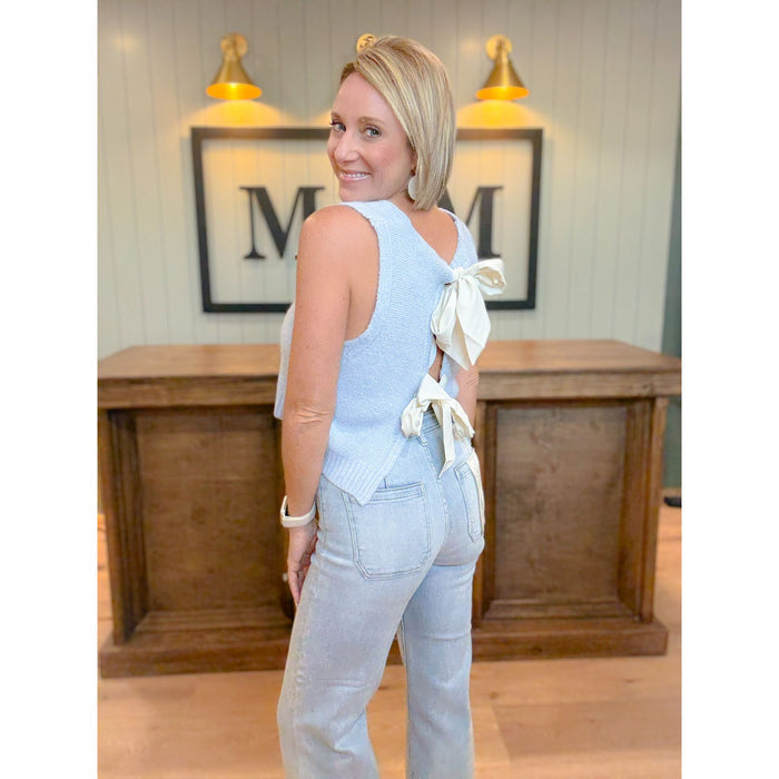 Risen Light High Rise Wide Jeans